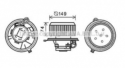 AVA QUALITY COOLING al8139 -  Электродвигатель, вентиляция салона